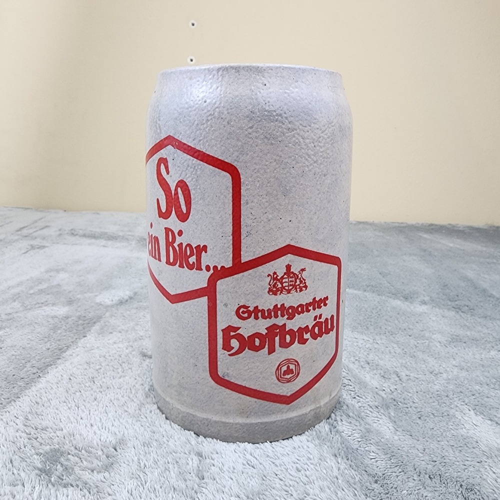 Vintage So Ein Bier Gtuttgarter Hofbrau Beer Stein - Germany -‎ 1L